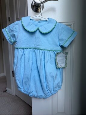 NWT Remember Nguyen Blue Bubble Romper 18 Months